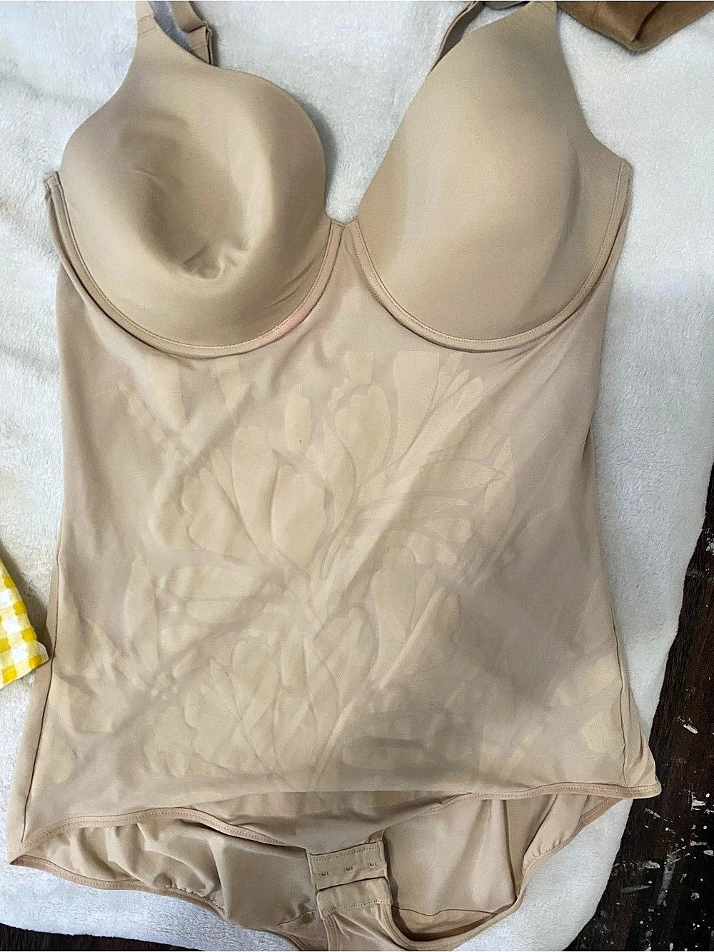 Maidenform Flexees Fit Sense All-In-One Shaping Bodybriefer FLS075 Floral